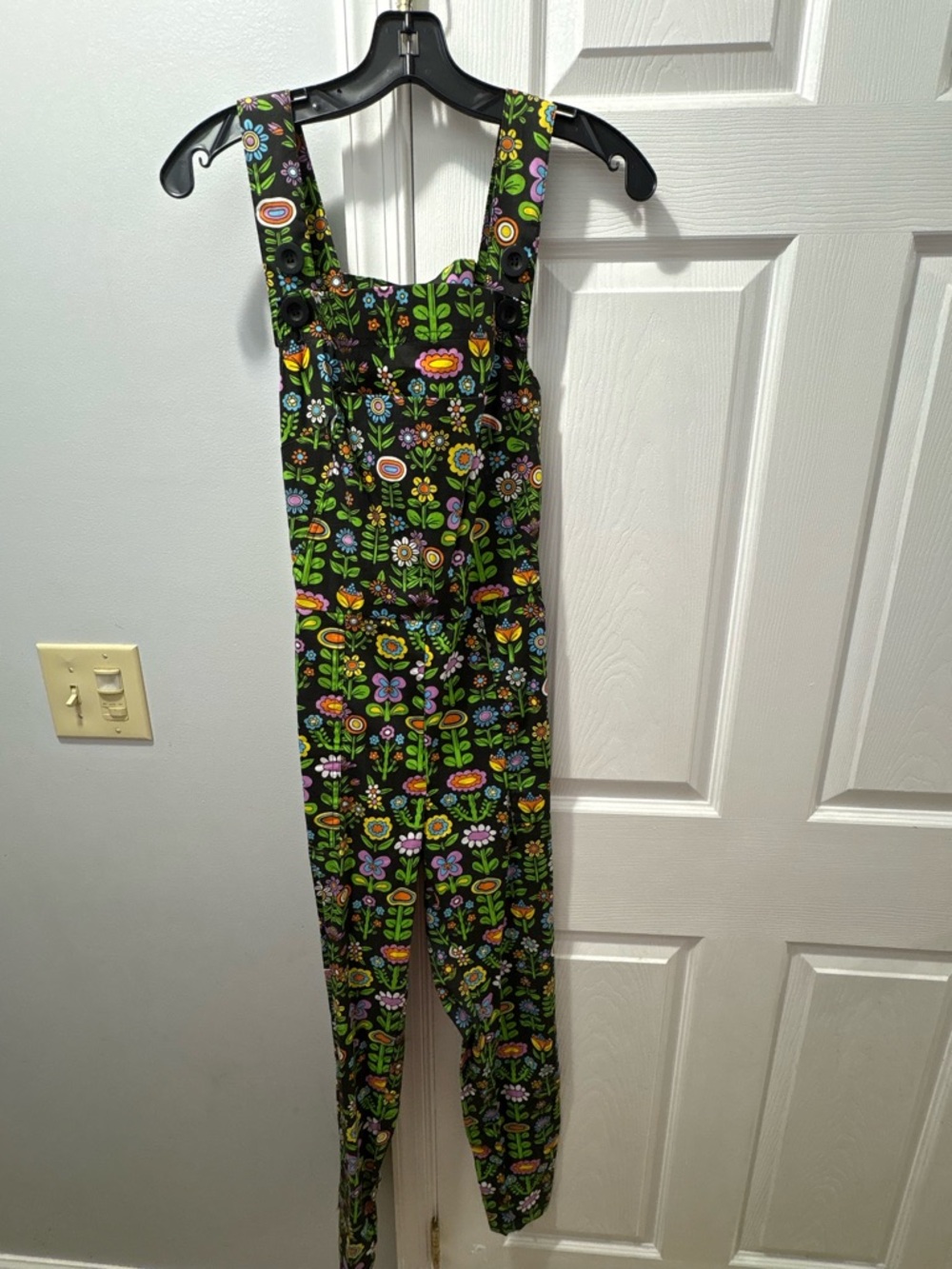 Nooworks Awesome Blossom Cotton Jumpsuit Coveralls Womens Size XS